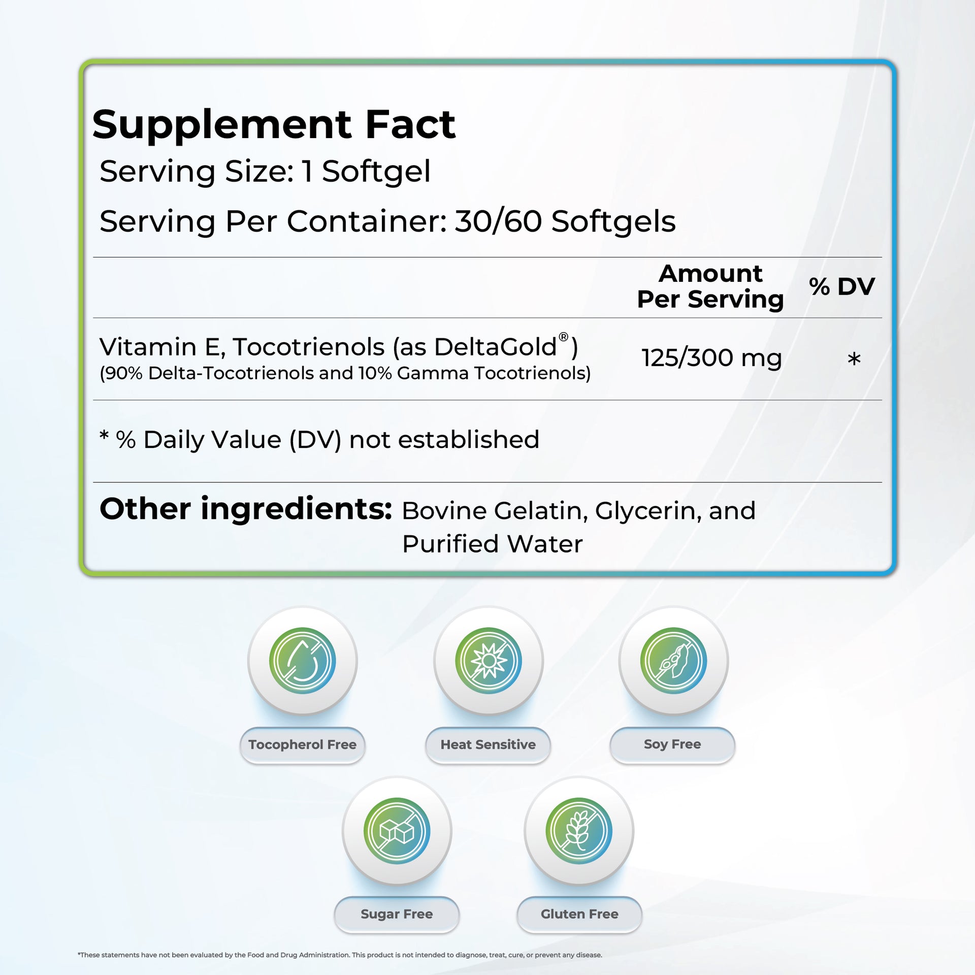 Vitamin E - Eannatto DeltaGold Tocotrienols